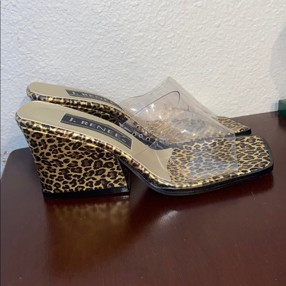 Vintage J.Renee Leopard/Cheetah PVC Heels!